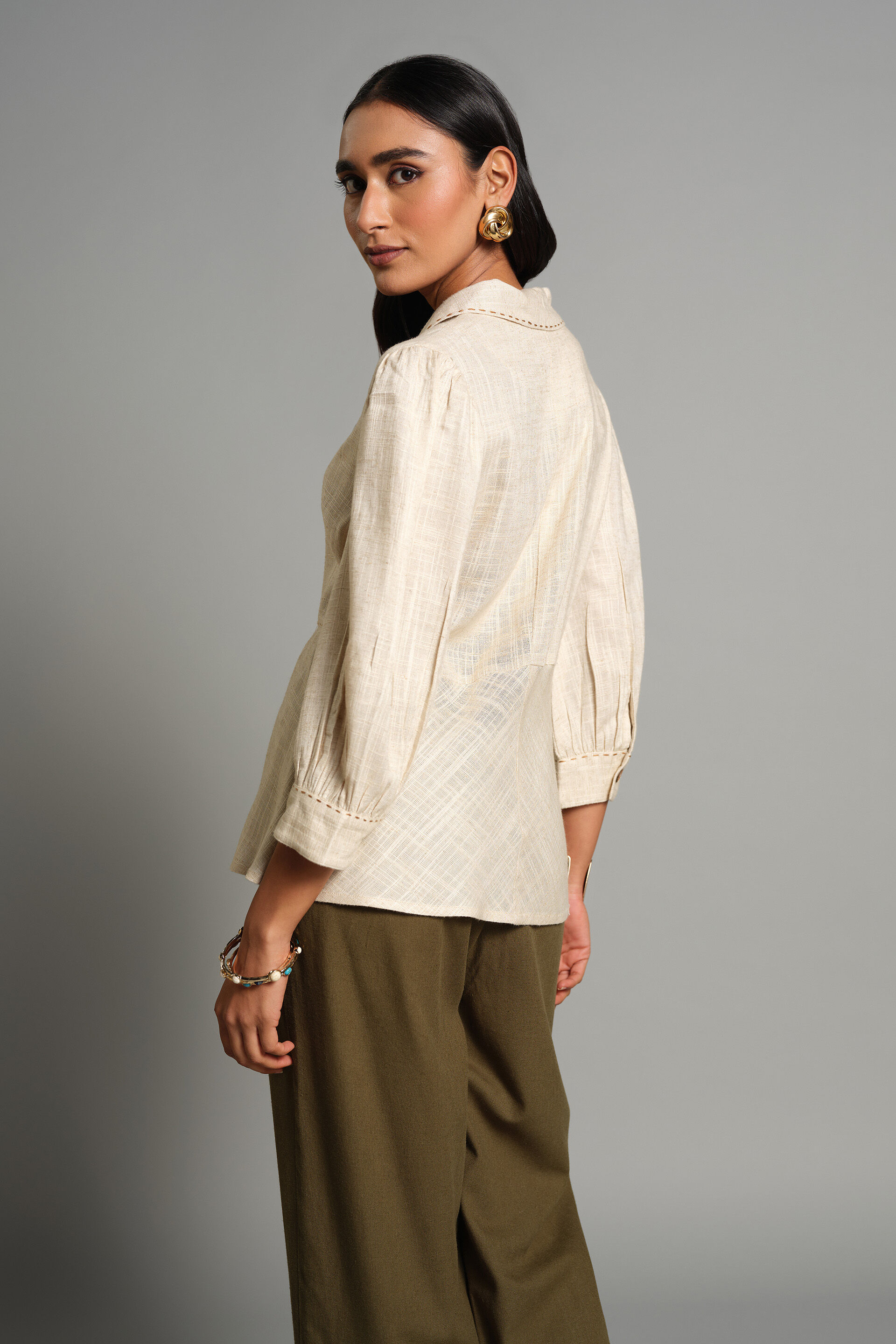 Twirl Top, Natural, image 4